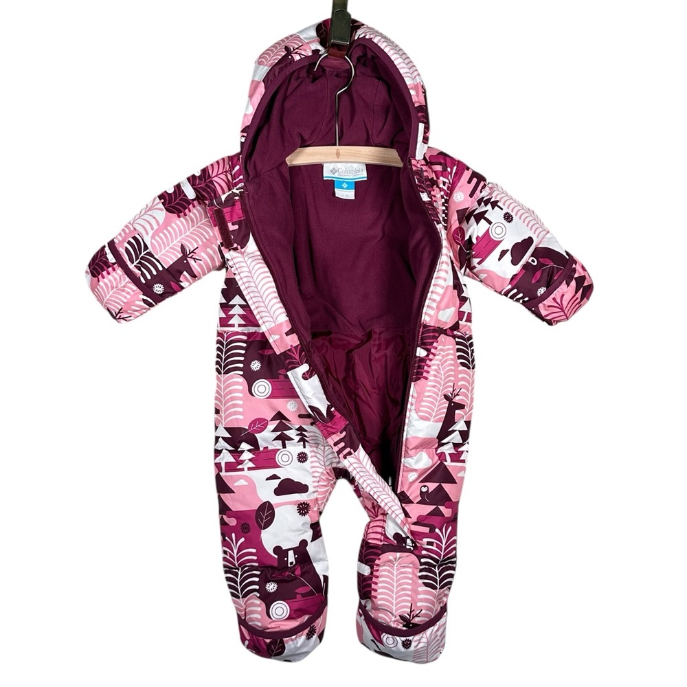 COLUMBIA Snuggly Bunny Duck Down Bunting Snowsuit - Picture 7 of 10